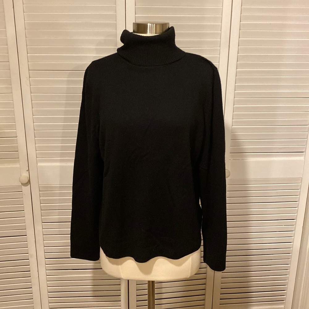 Brooks Brothers Black Turtleneck Sweater